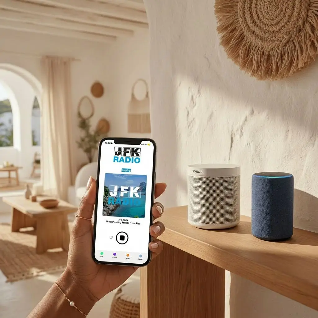 Sonos smart speaker met JFK Ibiza